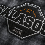 Men Shacket Long Sleeve Autumn Shirt Autumn Shirt Casual Letter Embroidery Loose Couple Coat