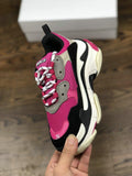 Unisex Balenciaga Clunky Sneaker Triples Crystal Air Cushion Thick Sole Height Increasing Hot Casual Sports Shoes