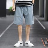 Mens Cargo Shorts Men's Shorts Summer Casual Trend Loose Middle Pants 5 Points Outer Wear Large Trunks Beach Pants Middle Pants