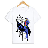 Jojo's Bizarre Adventure Dressing T-shirt Men's Anime Short Sleeve round Neck Short Sleeve