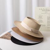 Italian Fedora Hats Summer Women's Hat Fashion Sun Hat