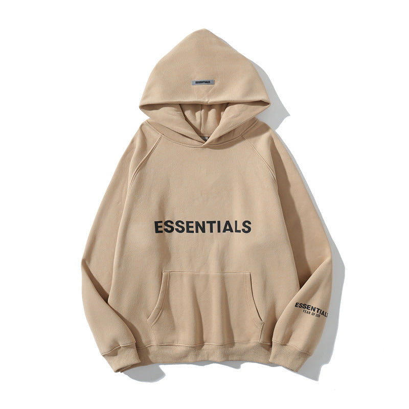 Fog Fear of God Hoodie Letter Hooded Fleece Lined Sweater Fog Men's and Women's Coats