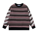 Winter Fleece Sweatshirts Autumn And Winter Arrow Pattern Knitted Sweater For Men And Women