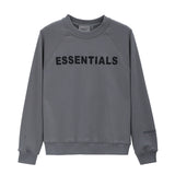 Fog Essentials Long Sleeve round Neck Neck Sweatshirt Double Line High Street Adhesive Letter Crew Neck Sweater