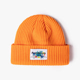 Women Beanies Autumn and Winter Jacquard Letters Men Skullcap Knitted Hat Women Woolen Cap