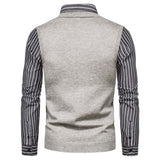 Men Pullover Sweater Fall Men's Knitwear Lapel Sweater Bottoming Shirt plus Size