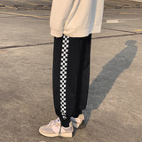 Men Pants Drawstring Ankle-Tied Casual Trousers