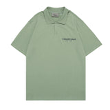 Fog T Shirt Summer Logo Polo Shirt Loose Short Sleeve Tshirt fear of god