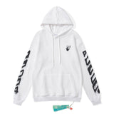Printed Loose Casual Hooded Sweater Jacket