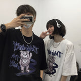 Harajuku Clothing Men's Tshirt Classic Shirts Summer Vintage Printed Casual round Neck Short Sleeves T-shirt for Men