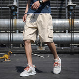 Mens Cargo Shorts Men's Summer Workwear Shorts Loose Outer Wear Breeches Casual Sports