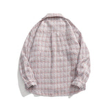 Men Shacket Long Sleeve Autumn Shirt Autumn Leisure Round Neck Knitted Long Sleeve