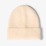 Toque Hat Female Autumn Solid Color Woolen Knitted Hat Male Hip Hop Winter Hat