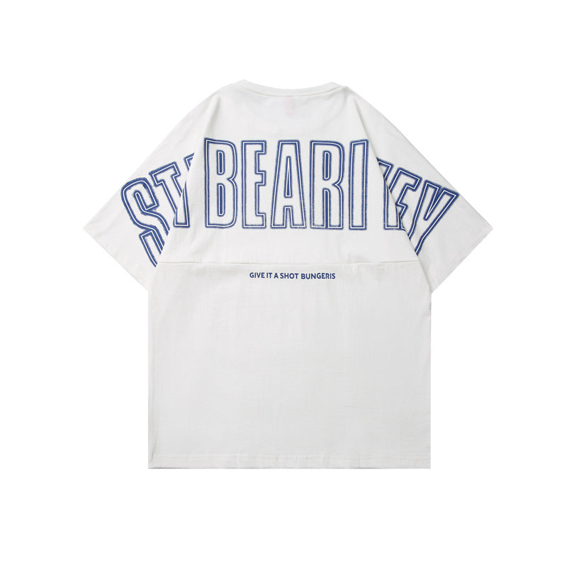 2022 Summer man t shirt Letter Print Short-Sleeve