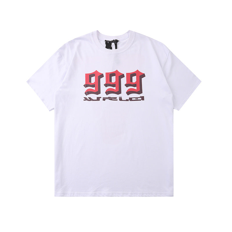 Juice WRLD Vlone Shirt Printed Short Sleeve Loose
