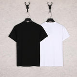 A Ape Print T Shirt Spring and Summer Ape Head Color Letter Print Short-Sleeve Loose Couple Casual T-shirt