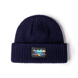 Women Beanies Autumn and Winter Jacquard Letters Men Skullcap Knitted Hat Women Woolen Cap