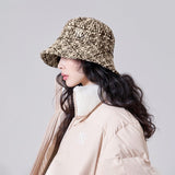 Yankee And Dogers Bucket Hat Autumn And Winter Men And Women Retro Leisure Basin Hat Warm Wind-Proof Cap