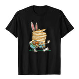 Mens Easter Shirts Printed Round Neck