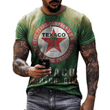 Captain America T Shirt 3D Digital Printing T-shirt Sports round Neck Casual Short Sleeve