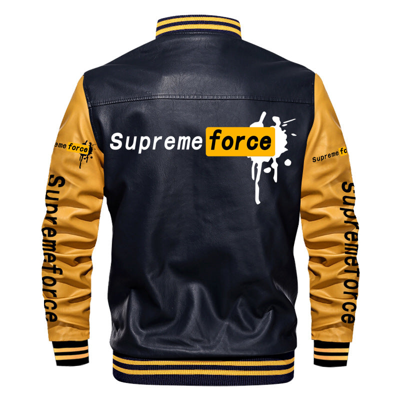 1970 East West Leather Jacket Supremeforce Leather Men's Motorcycle Men's plus Size