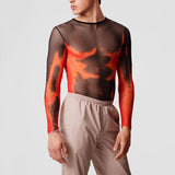 Rave Outfits Mens Long Sleeve Shirt Men's Fashion Stretch