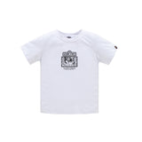 A Ape Print for Kids T Shirt Boys and Girls Environmentally Friendly Printed Cotton Short Sleeve T-shirt