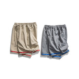 Men Pants Men's Clothes Summer Wear Retro Men's Shorts Casual Loose and Elastic Contrast Color Shorts Fashion