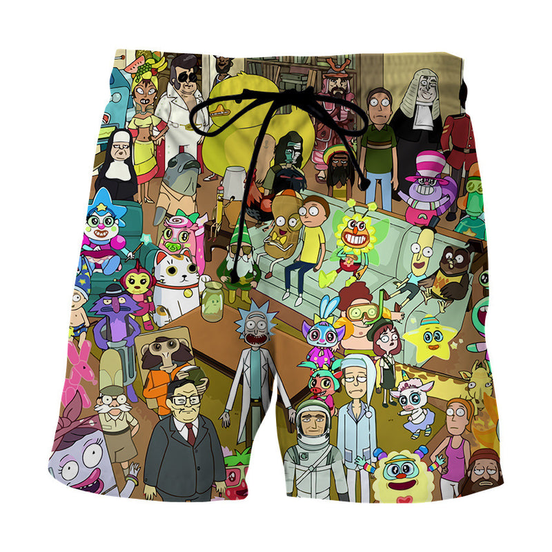 Rick and Morty Shorts Anime 3D Printing