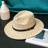 Italian Fedora Hats Summer Men's Sun Protection Hat Holiday Travel
