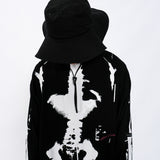 Men Fall Outfits Printed Worn Looking Washed-out Long Sleeve T-shirt Top