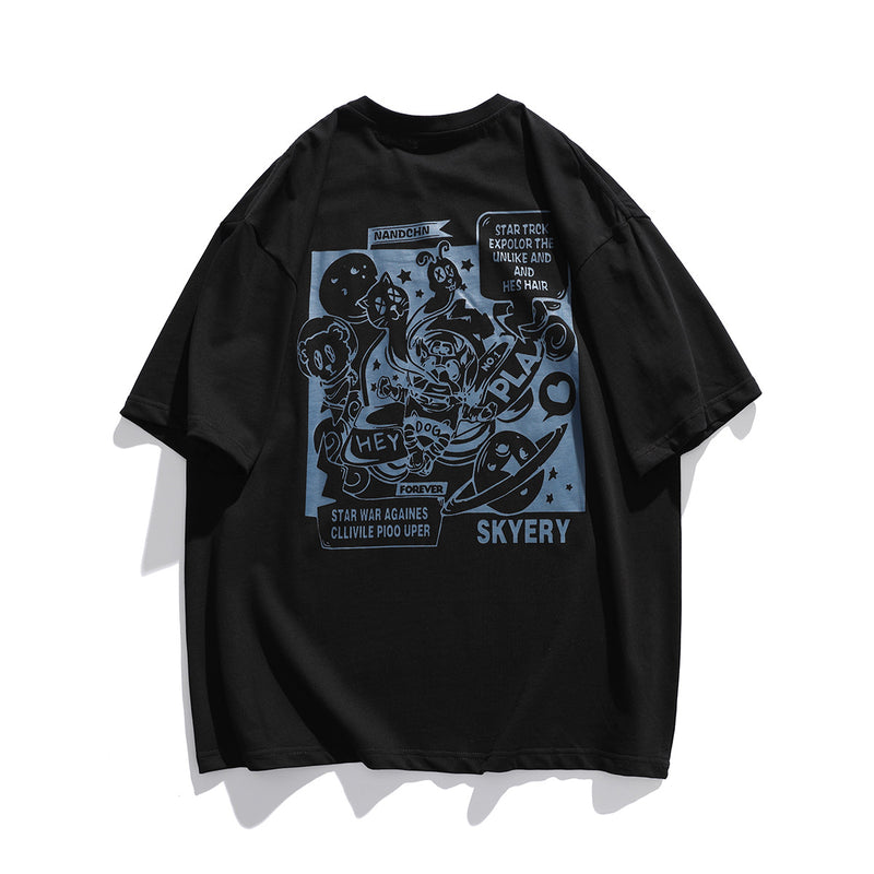 2022 Summer Man T Shirt Printed Loose