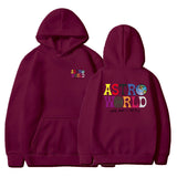 Maroon Graphic Hoodie