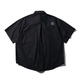 Men T Shirt Summer Casual Tops Men's Clothes Summer Wear Retro Men's Lapel Shirt Casual Loose Cargo Half Sleeve Shirt