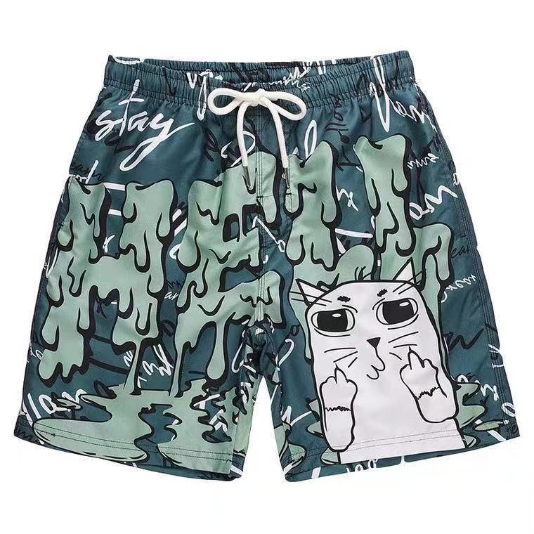 Rick and Morty Shorts Loose Vacation Leisure