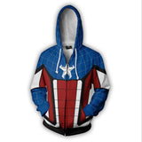 Captain America Hoodie 3D Digital Printed Hoodie