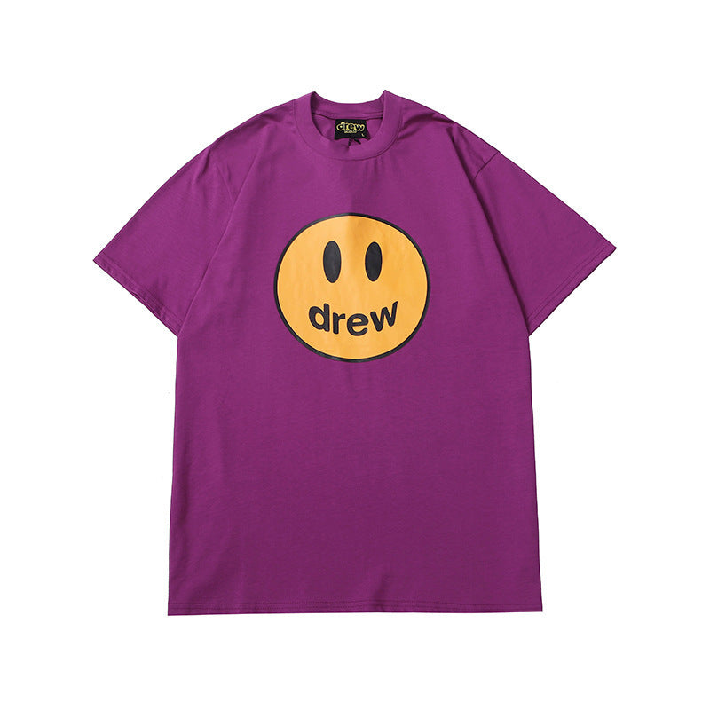 Justin Bieber Drew House T shirt Summer Print Same Style ShortSleeved Tshirt