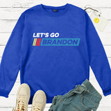 Let's Go Brandon T Shirt Letter Casual Loose round Neck Sweater
