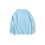 Mens Fall Outfits Round Neck Long Sleeve Sweater Loose Autumn and Winter Pullover Casual Jacket