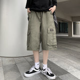Harajuku Clothing Men's Casual Shorts Cargo Pants Men plus Size Retro Sports