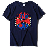 Let's Go Brandon T Shirt Short-Sleeved T-shirt Bottoming Shirt for Women
