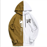 Split Hoodie Demons and Angels Kimetsu No Yaiba Peripheral Stove Door Tanjirou