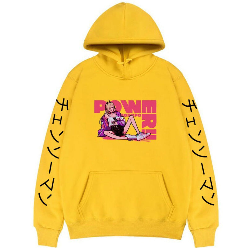 Chainsaw Man Hoodie Anime Pava Creative Sweater