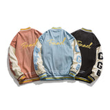 Varsity Jacket for Men Baseball Jackets Ruiienrs X Built to Last Spring Fashion Baseball Uniform