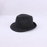 Fedora Hat Autumn and Winter Thickened Hat Woolen Top Hat Hat for the Elderly