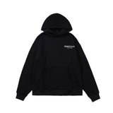 Fog Essentials Hoodie Autumn and Winter Double Line Small Letter Printing Velvet Padded Hooded Sweatshirt