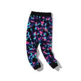 A Ape Print Pant Galaxy Travel Notes Camouflage Trousers