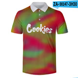 Cookies Shirt 3D Digital Printing Lapel T-shirt