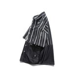 Men's T Shirt Summer Casual Short Sleeve Shirt for Summer Retro Men's Lapel Shirt Casual Loose Striped Color Matching