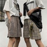 Harajuku Clothing Men's Casual Shorts Summer Retro Casual Pants Men and Women Sports